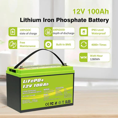 ACOPOWER 12V 100Ah LiFePO4 Deep Cycle Lithium Battery Specifications