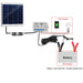 ACOPOWER 60W 12V Solar Charger Kit, 5A Charge Controller with Alligator Clips Connection Flow