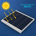 ACOPOWER 60 Watts Polycrystalline Solar Panel, 12V High Solar Cell Efficiency