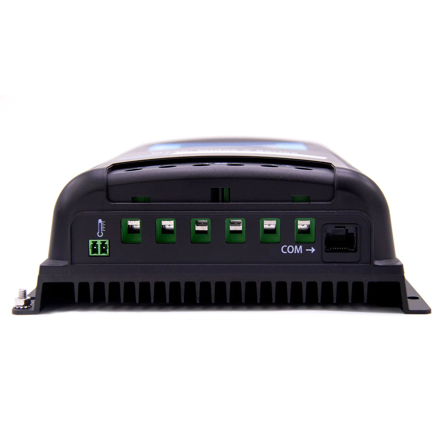ACOPOWER Midas 40A MPPT Negative Ground Solar Panel Charge Controller LCD Display Connecting Input Side View