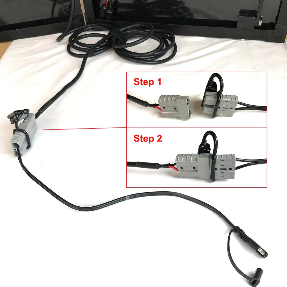 ACOPOWER SAE to Anderson Adapter Connection Step