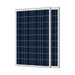 ACOPower 100W Polycrystalline Solar Panel for 12 Volt Battery Charging- 2 Pack