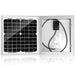 ACOPower 10W 12V Solar Charger Kit  Solar Panel Front And Back View