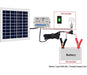 ACOPower 15W 12V Solar Charger Kit, 5A Charge Controller with Alligator Clips Connection