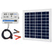 ACOPower 15W 12V Solar Charger Kit, 5A Charge Controller with Alligator Clips With Long Cord