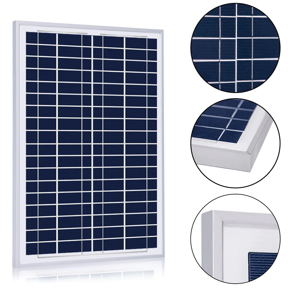 ACOPower 25W Off-grid Solar Kits Solar Panel Front View