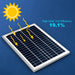 ACOPower 25 Watts Polycrystalline Solar Panel, for 12 Volt Battery Charger With High Solar Cell Efficiency