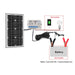 ACOPower 30W 12V Solar Charger Kit, 5A Charge Controller with Alligator Clips Wiring Diagram