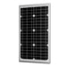 ACOPower 30W Mono Solar Panel for 12 Volt Battery Charging Front View