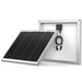 ACOPower 50W Mono Solar Panel for 12V Battery Charging Front And Back View