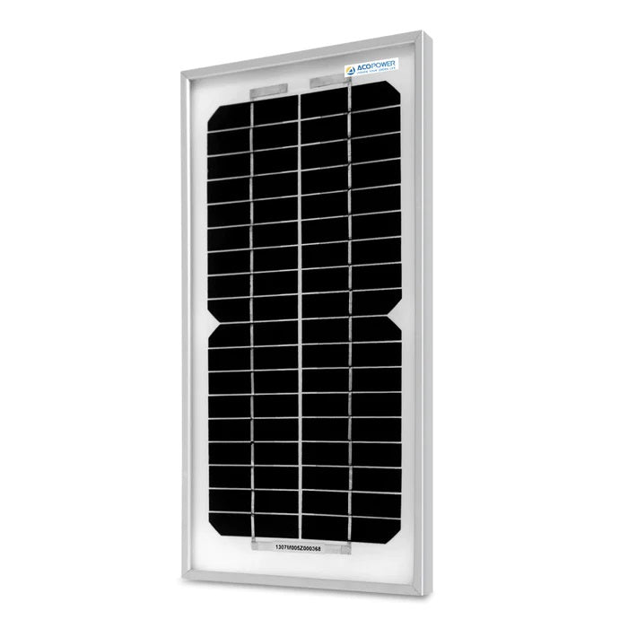 ACOPower 5 Watt Mono Solar Panel for 12V Battery Charging