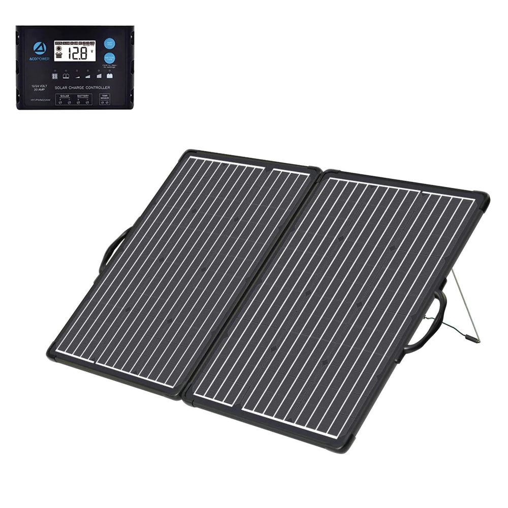 ACOPower Plk 100W Portable Solar Panel Kit With Lightweight 20A Charge Controller