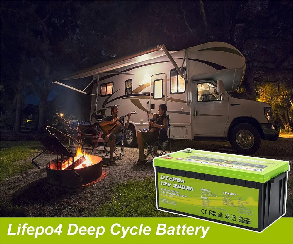 ACOpower 12V 200Ah LiFePO4 Deep Cycle Lithium Battery In Use With A Van