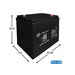 AIMS Power 6V 225Ah AGM Deep-Cycle Heavy Duty GC2 Battery dimension