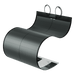 A compact, flexible BougeRV Yuma 100W CIGS solar panel designed to be portable or installed on curved surfaces