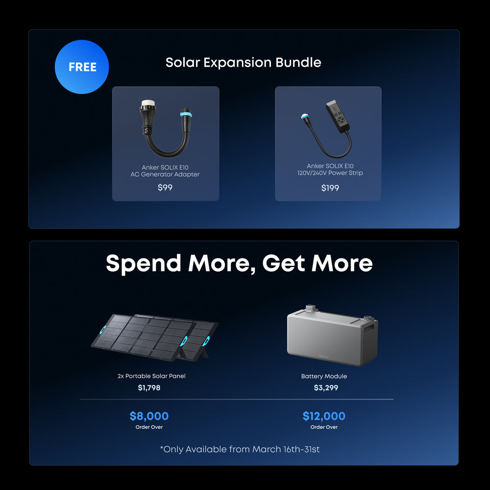 Anker SOLIX E10 March Promo
