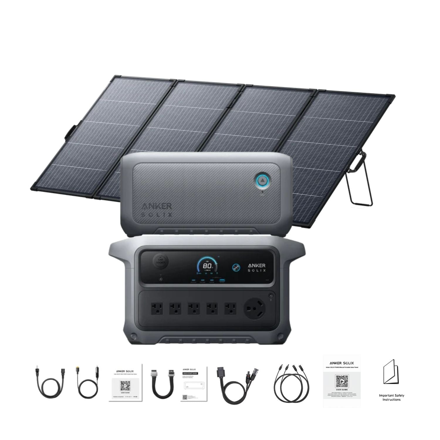 Anker C2000 Gen 2 + 1 x 400W Solar Panel + 1 x C2000 Gen 2 Expansion Battery