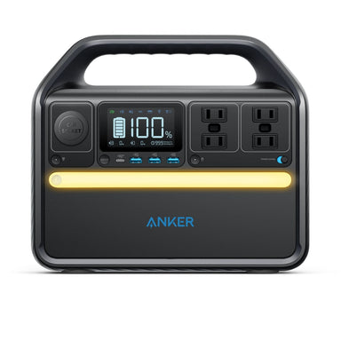 Anker SOLIX 536 Front View With Light On