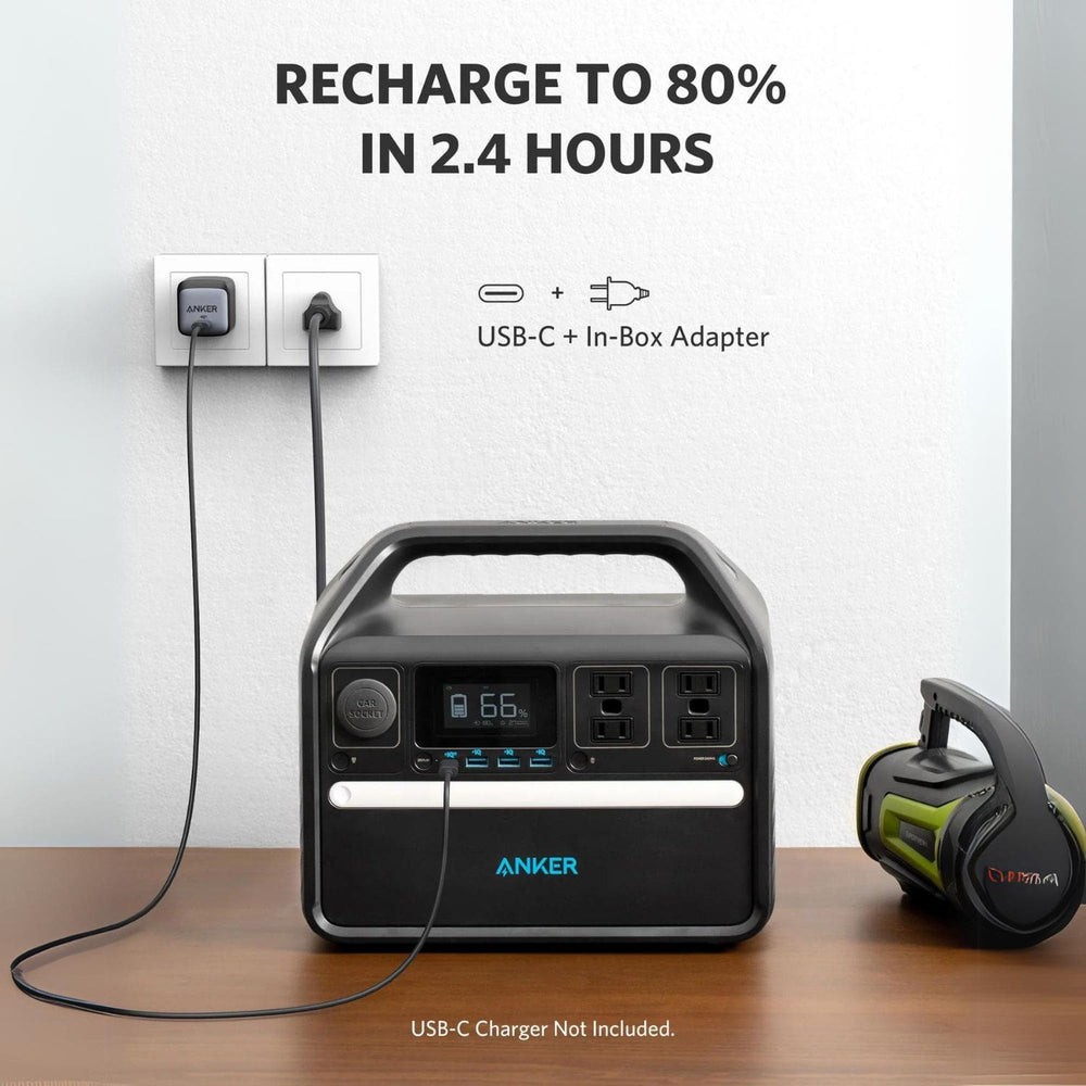 Anker SOLIX 536 Portable Power Station Charging