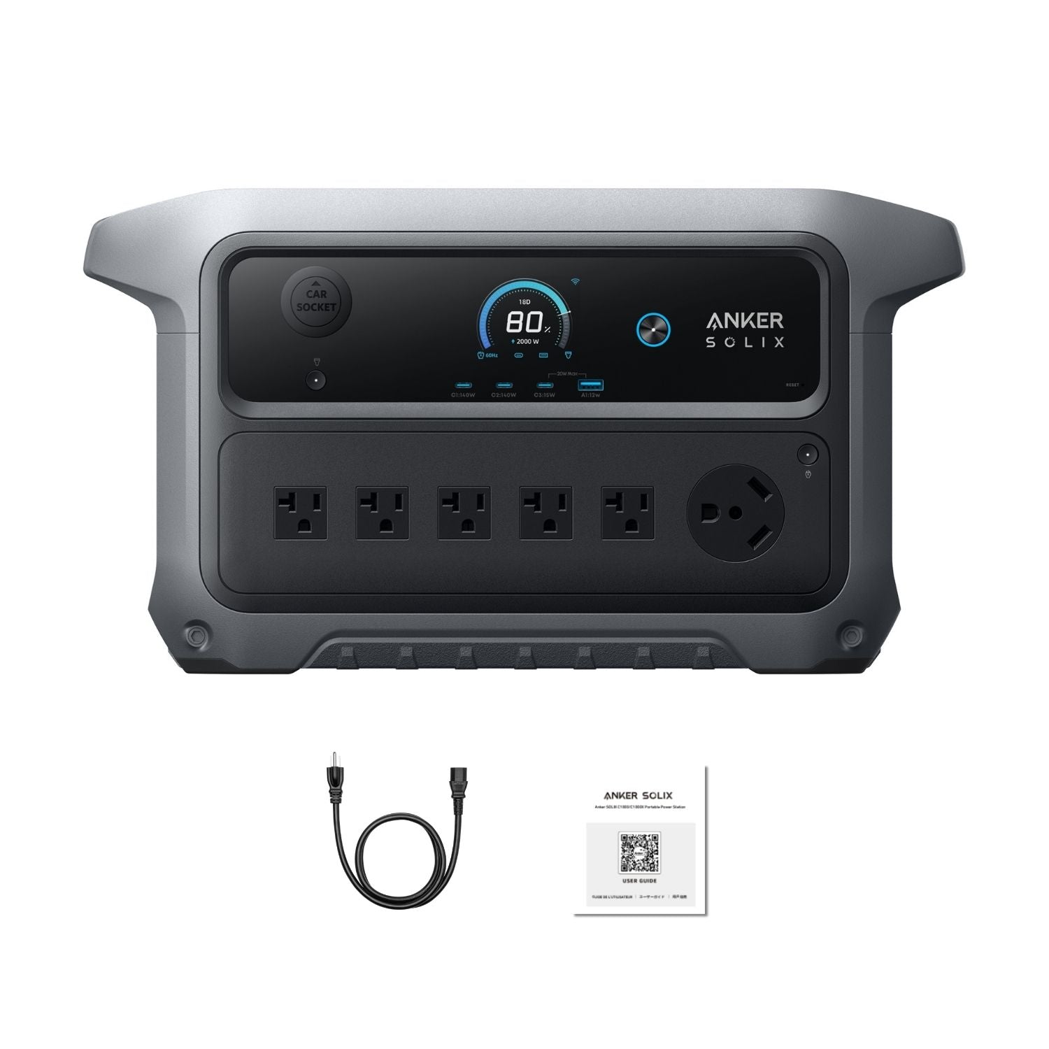 Anker SOLIX C2000 Gen 2 Portable Power Station WIth Inclusions