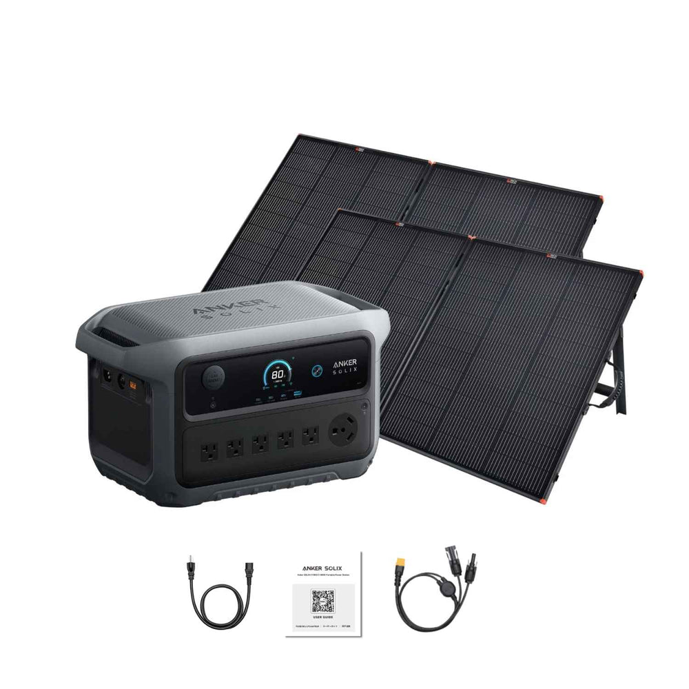 Anker SOLIX C2000 Gen 2 Portable Power Station | 2048Wh | 2400W | 800W Solar Input