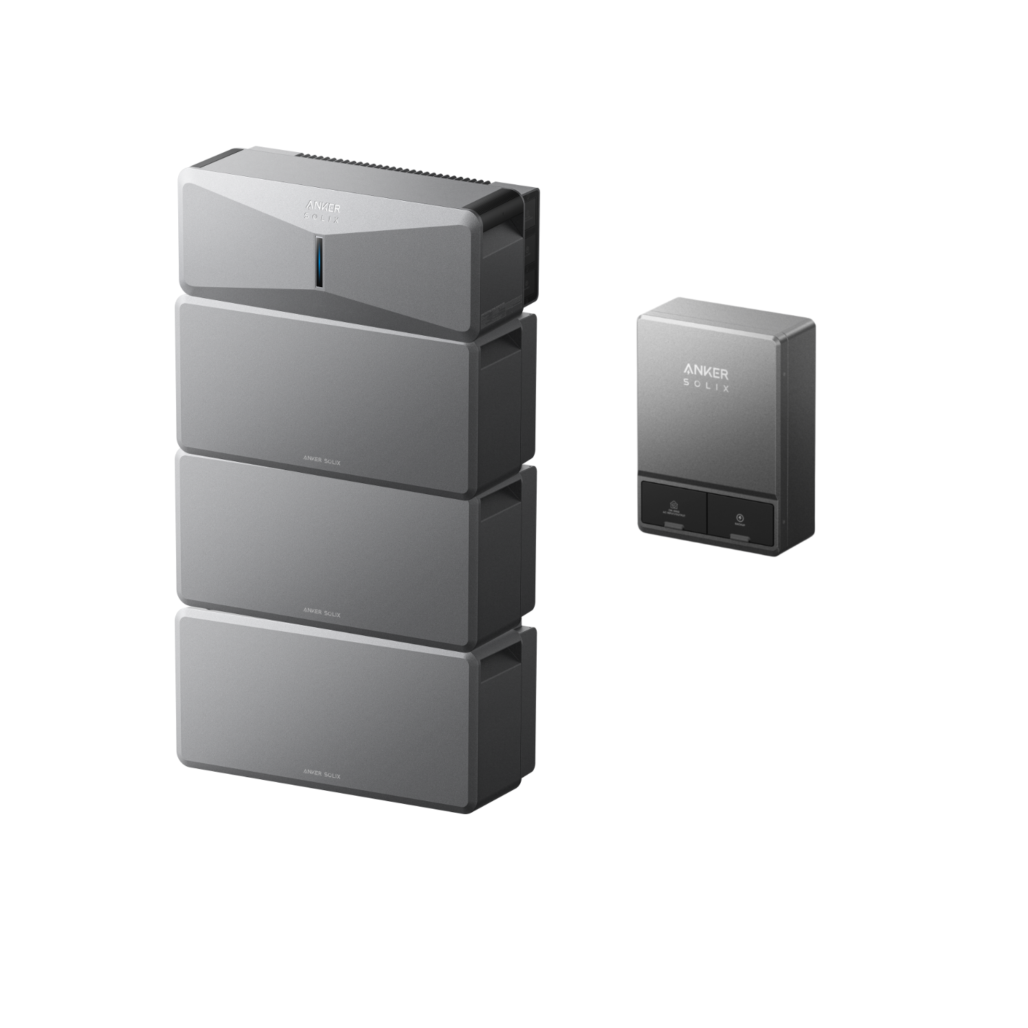 Anker SOLIX E10 Manual Home Backup Kit with three batteries