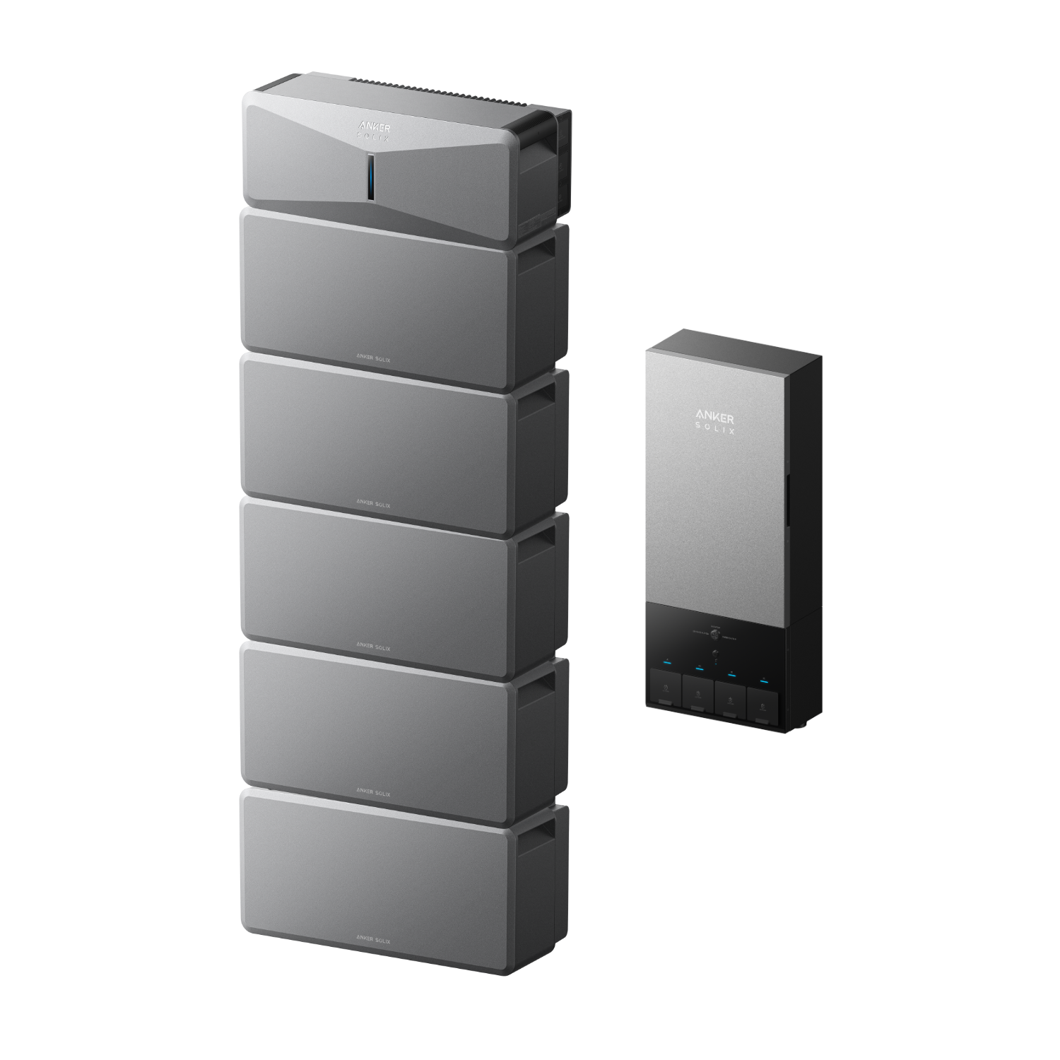 Anker SOLIX E10 Smart Home Backup Kit with five batteries 