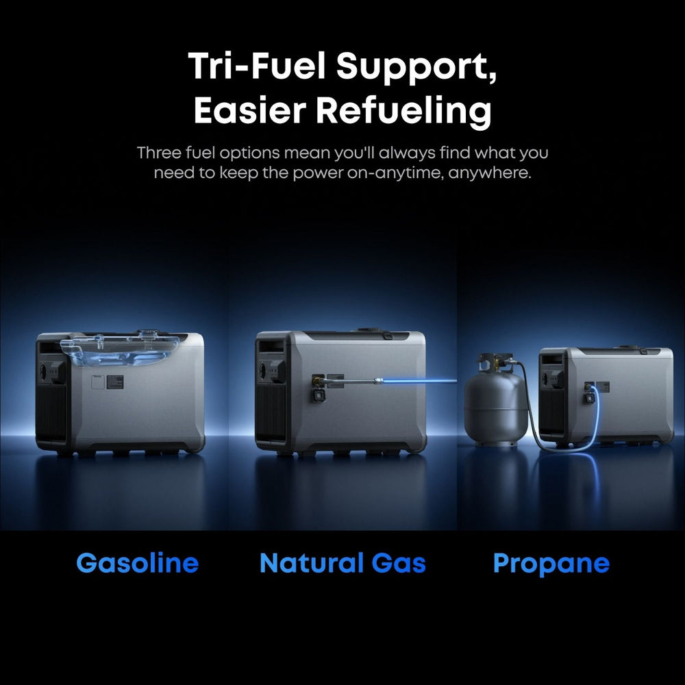 Anker SOLIX E10 tri-fuel Support