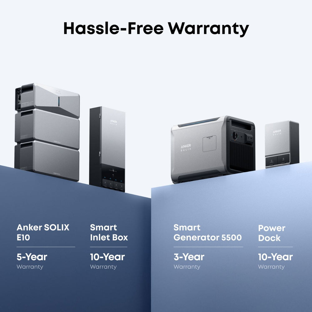Anker SOLIX E10 warranty