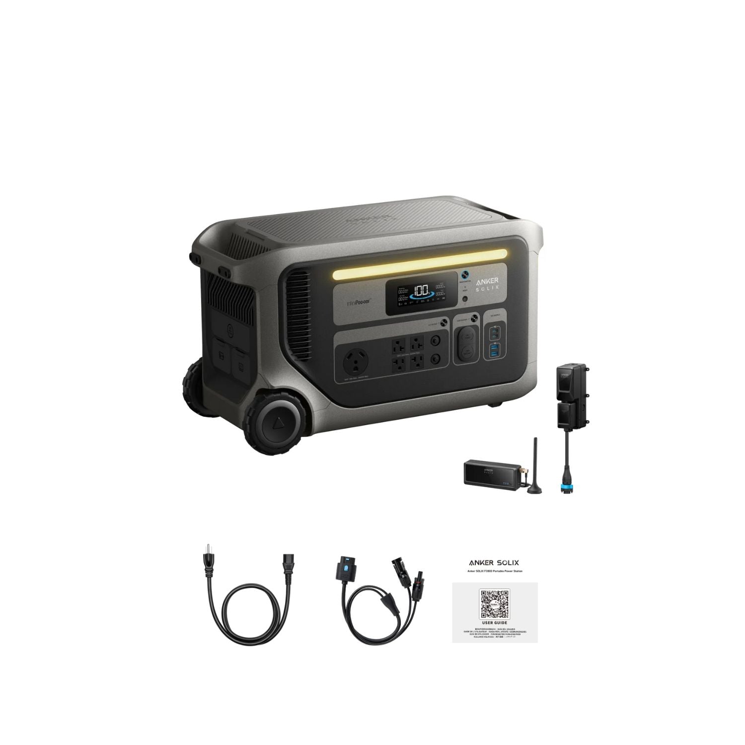 Anker SOLIX F3000 Portable Power Station | 3072Wh | 3600W | 2400W Solar Input