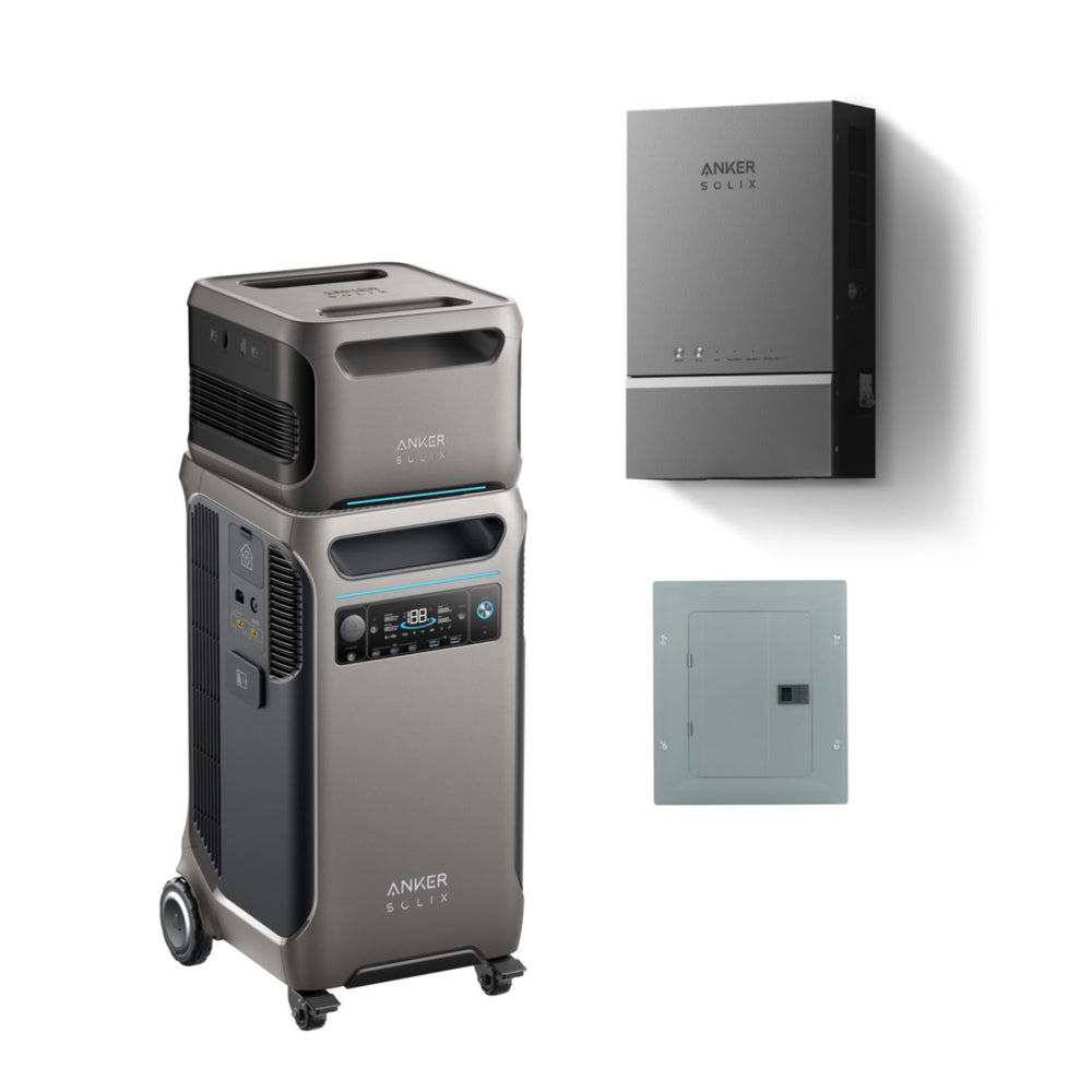 Anker SOLIX F3800+F3800 EB+Home Power Panel+Subpanel