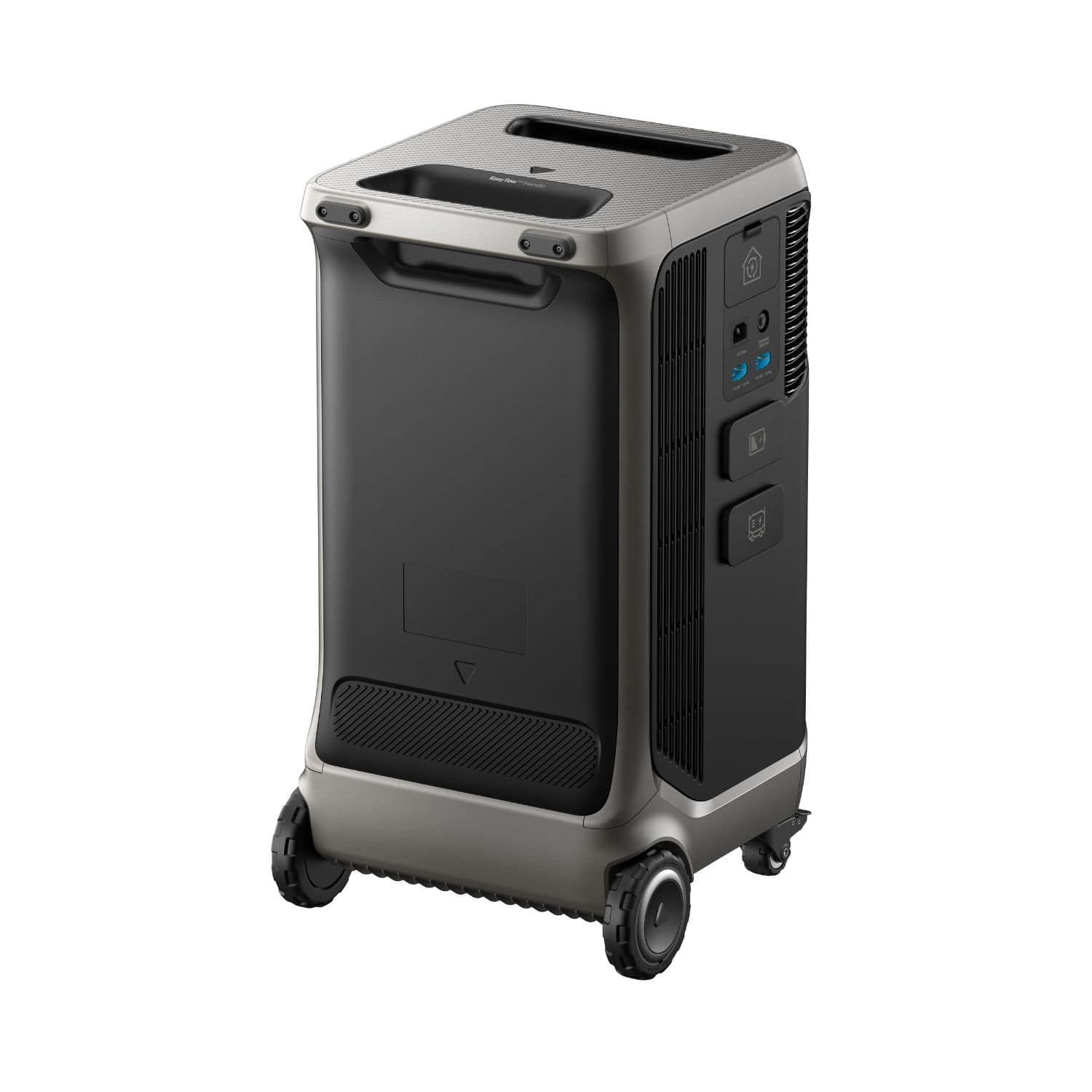 Anker SOLIX F3800 Plus Power Station Right Side Back View 
