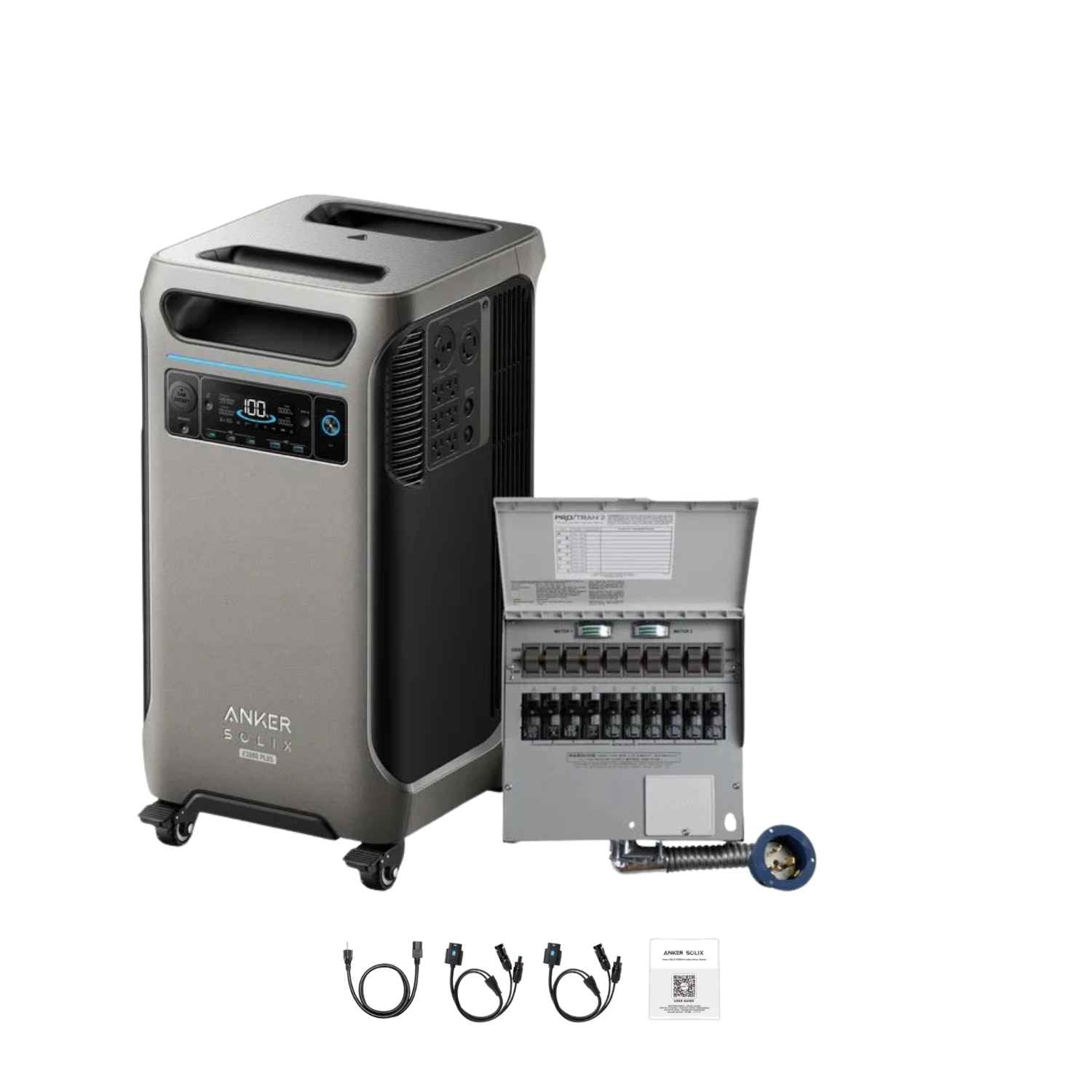 Anker SOLIX F3800 Plus Portable Power Station | 3840Wh | 6000W |  3200W Solar Input