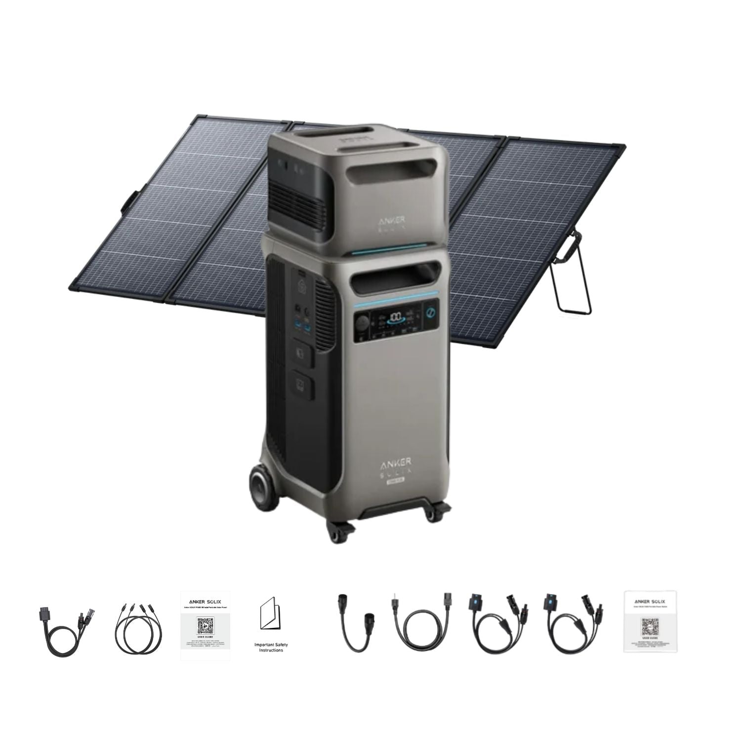 Anker SOLIX F3800 Plus With Expansion Battery & 400W Portable Solar Panel