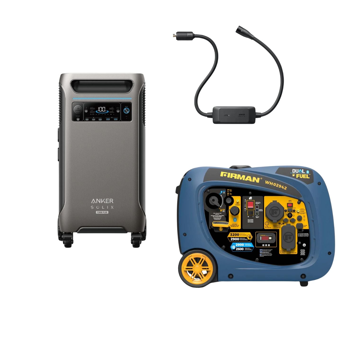 Anker SOLIX F3800 Plus With Generator Bundle