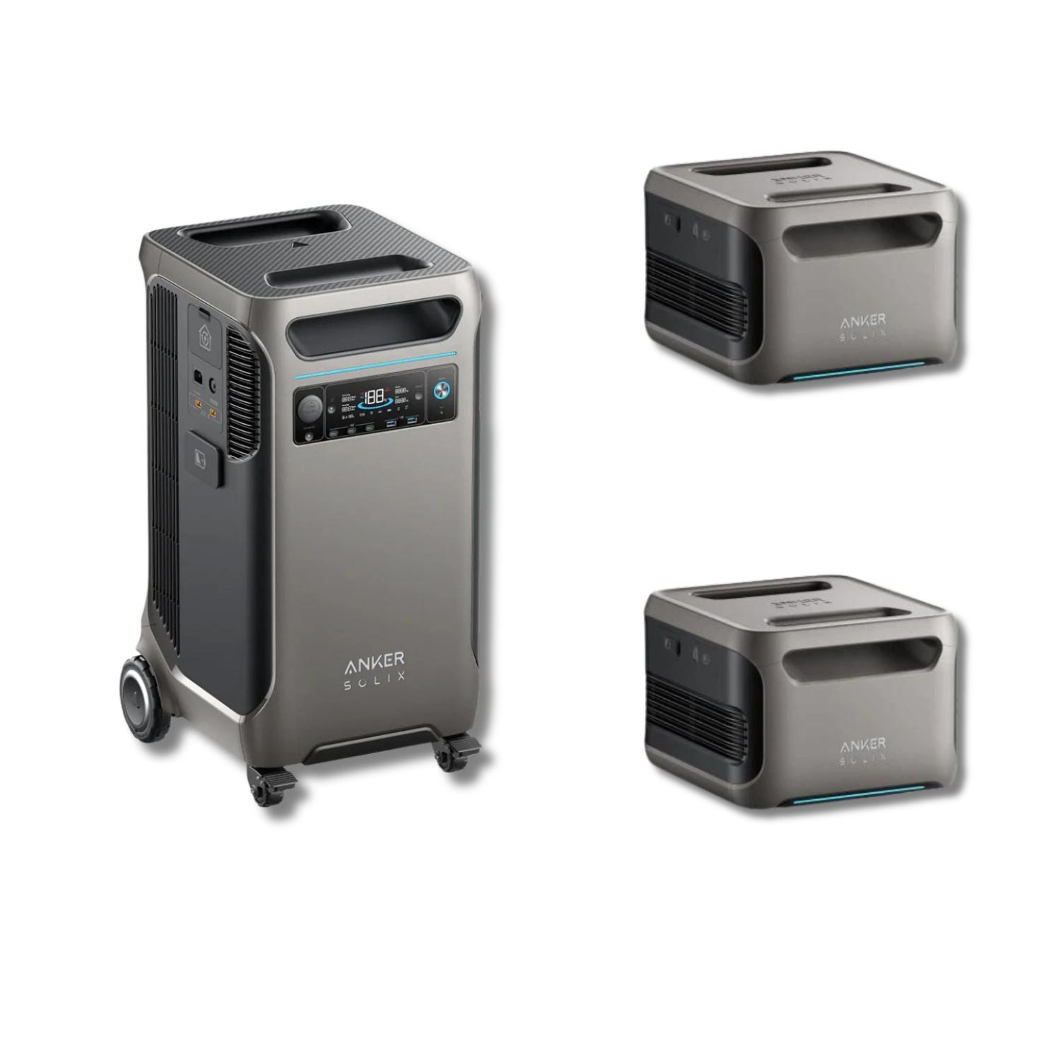 Anker SOLIX F3800 Portable Power Station With 2 BP3800 Expansion Batteries