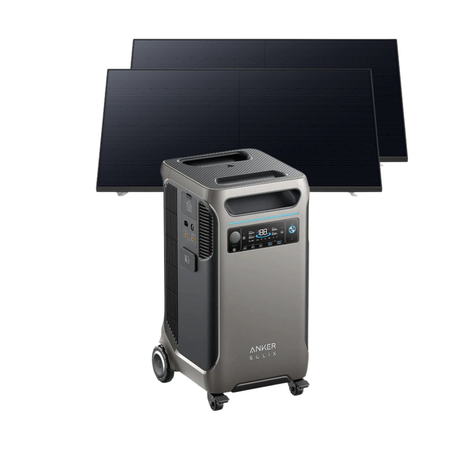 Anker SOLIX F3800 Portable Power Station with 2 x 410W Rigid Solar Panels