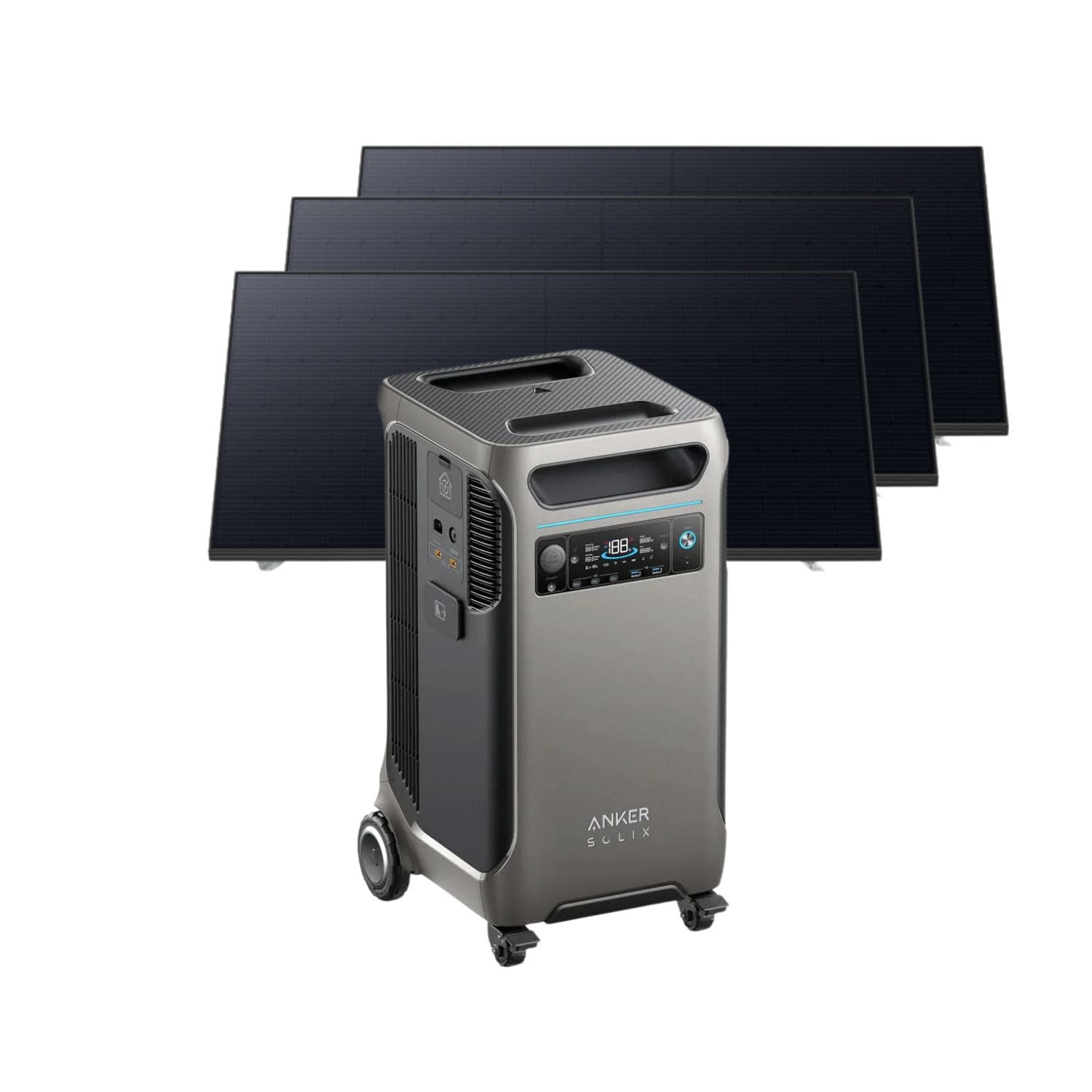Anker SOLIX F3800 Portable Power Station with 3 x 410W Rigid Solar Panels