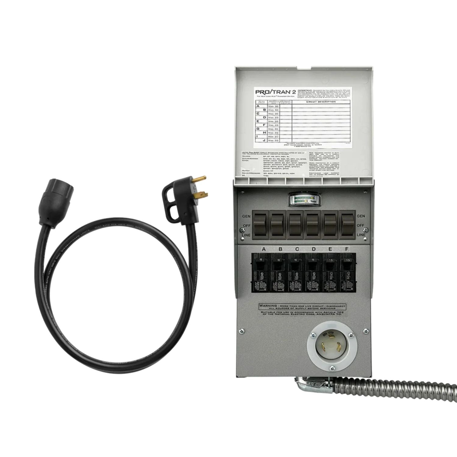 Anker SOLIX Home Backup Kit (30A Transfer Switch+ Cable) for F2600