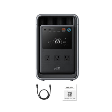 Anker SOLIX S2000 Front View With Inclusions