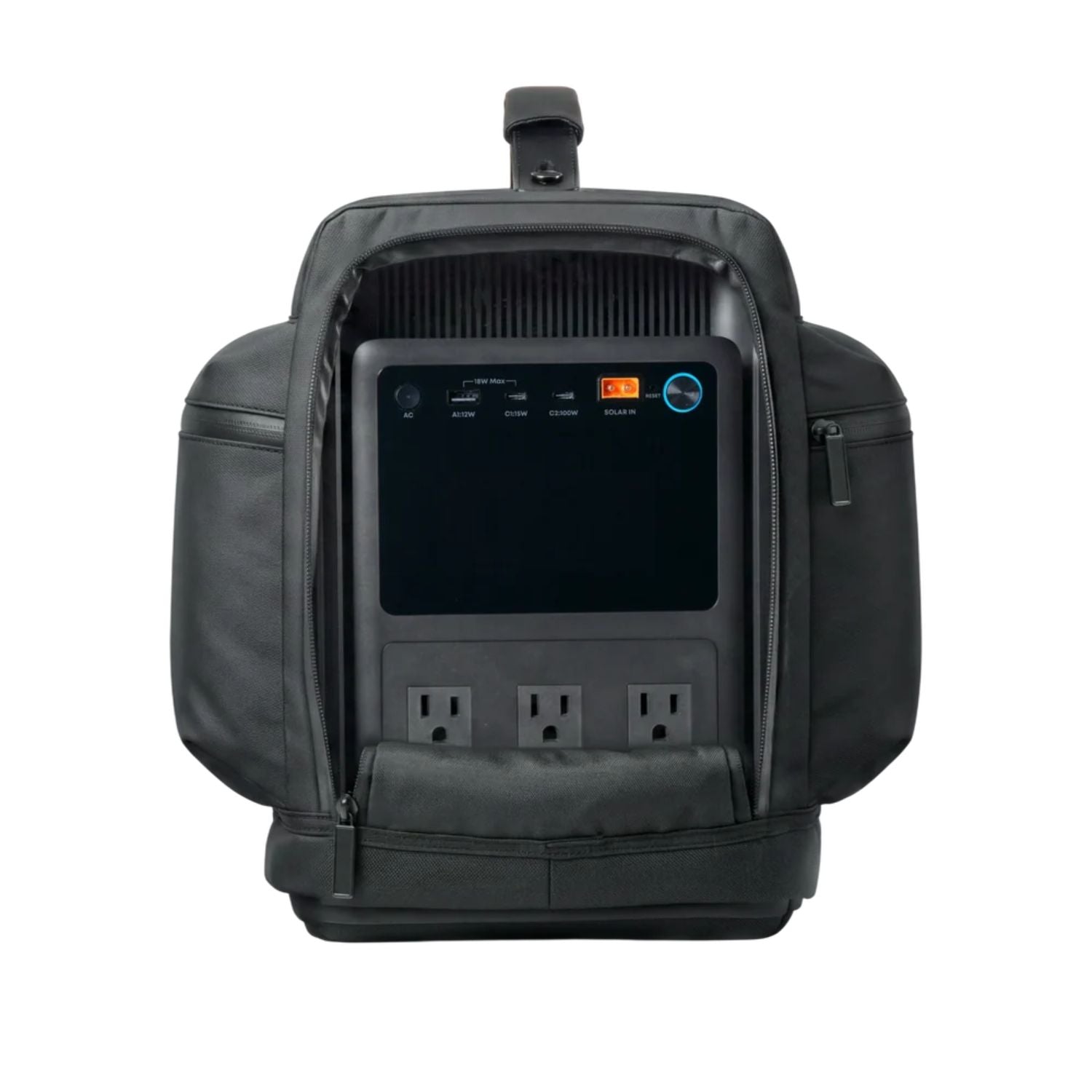 Anker SOLIX S2000 Protective Bag With Handle side view
