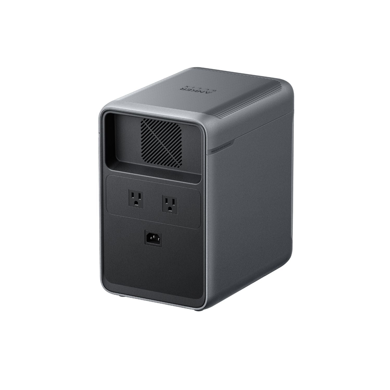 Anker SOLIX S2000 Rear, Top And Left-Side View