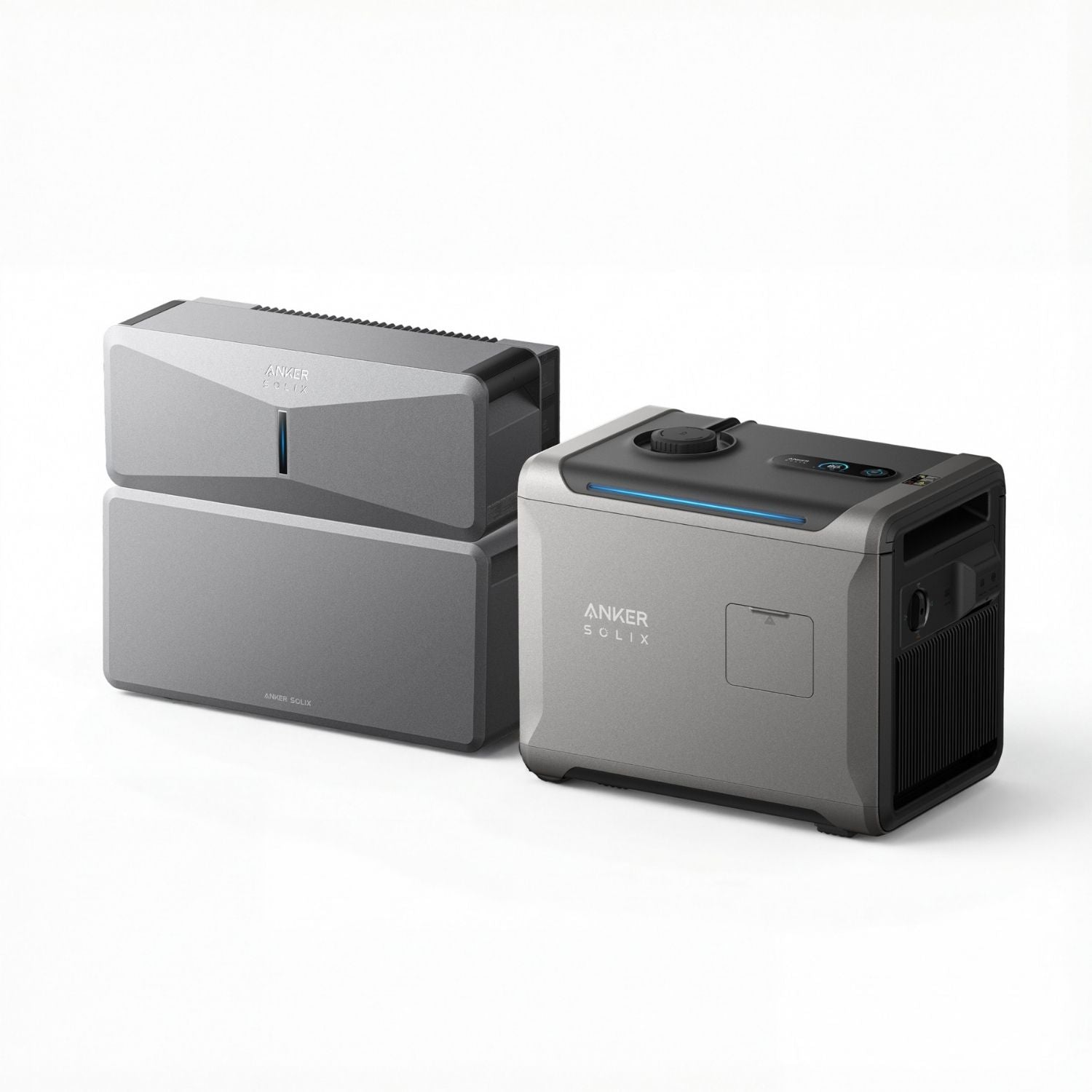 Anker SOLIX Tri-Fuel Smart Generator 5500 Plus Anker SOLIX E10 With One Battery