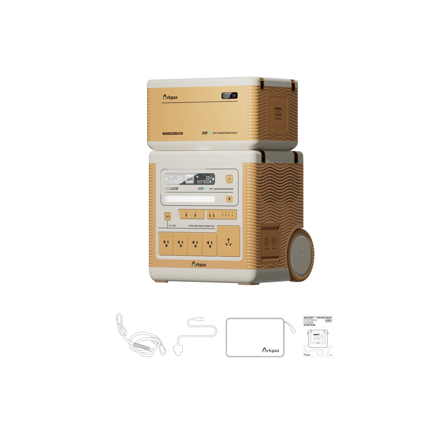 Ark Pro + 1 x Expansion Battery
 Includsions