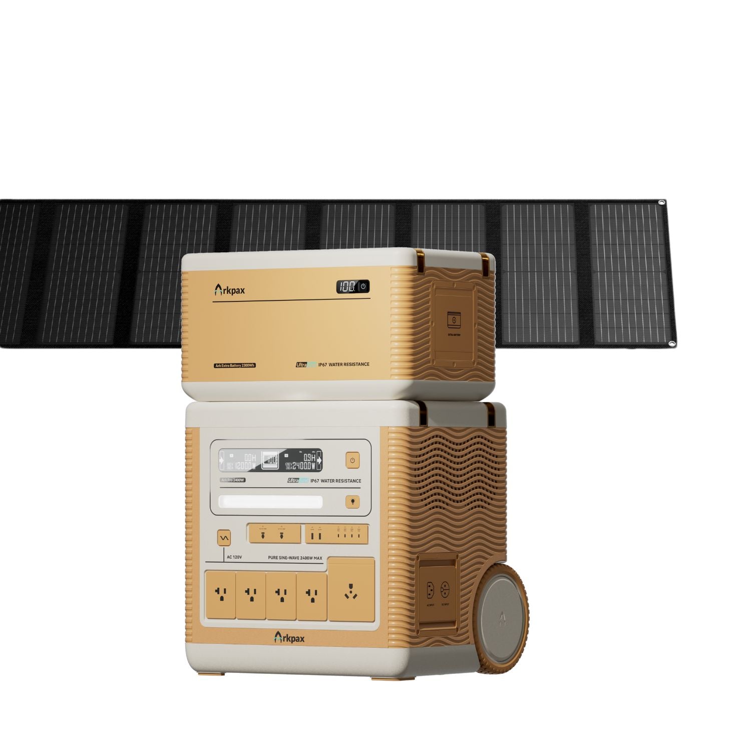 Ark Pro with 200W solar panel and one expansion battery