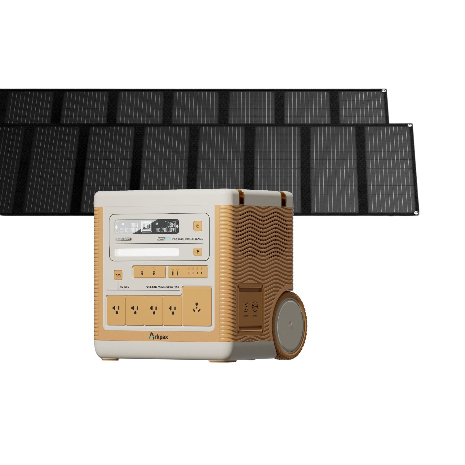 Ark Pro with dual 200W solar panels