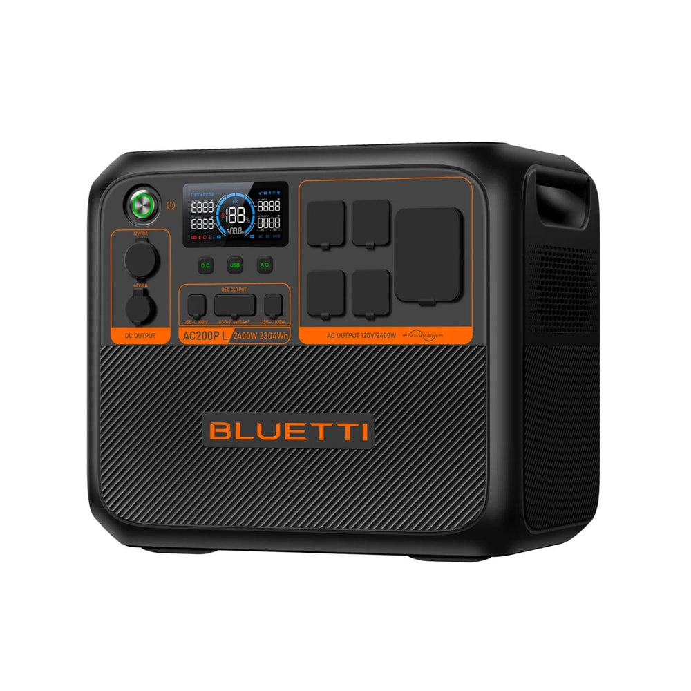 BLUETTI AC200P L Portable Power Station Left View