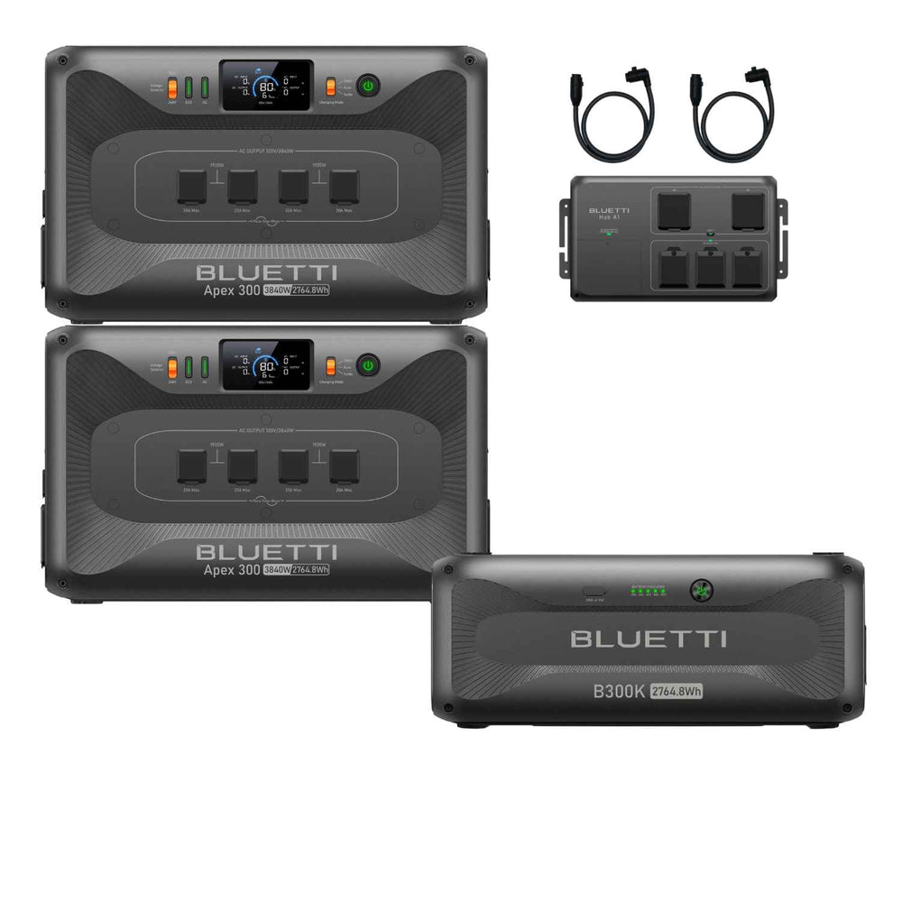 BLUETTI Apex 300 Portable Power Station | 2764.8Wh | 3840W | 2400W Solar Input