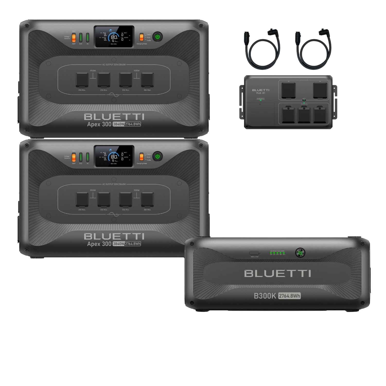 BLUETTI Apex 300 Portable Power Station | 2764.8Wh | 3840W | 2400W Solar Input