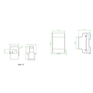 BLUETTI EP900 PV Inverter Energy Meter Size